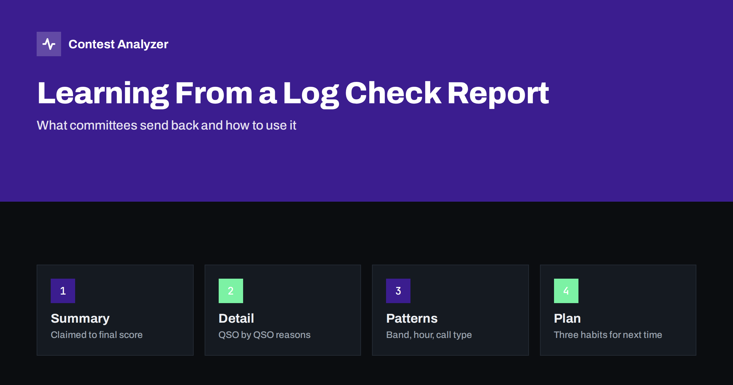 Log Checking Reports (LCR): What They Contain and Teach