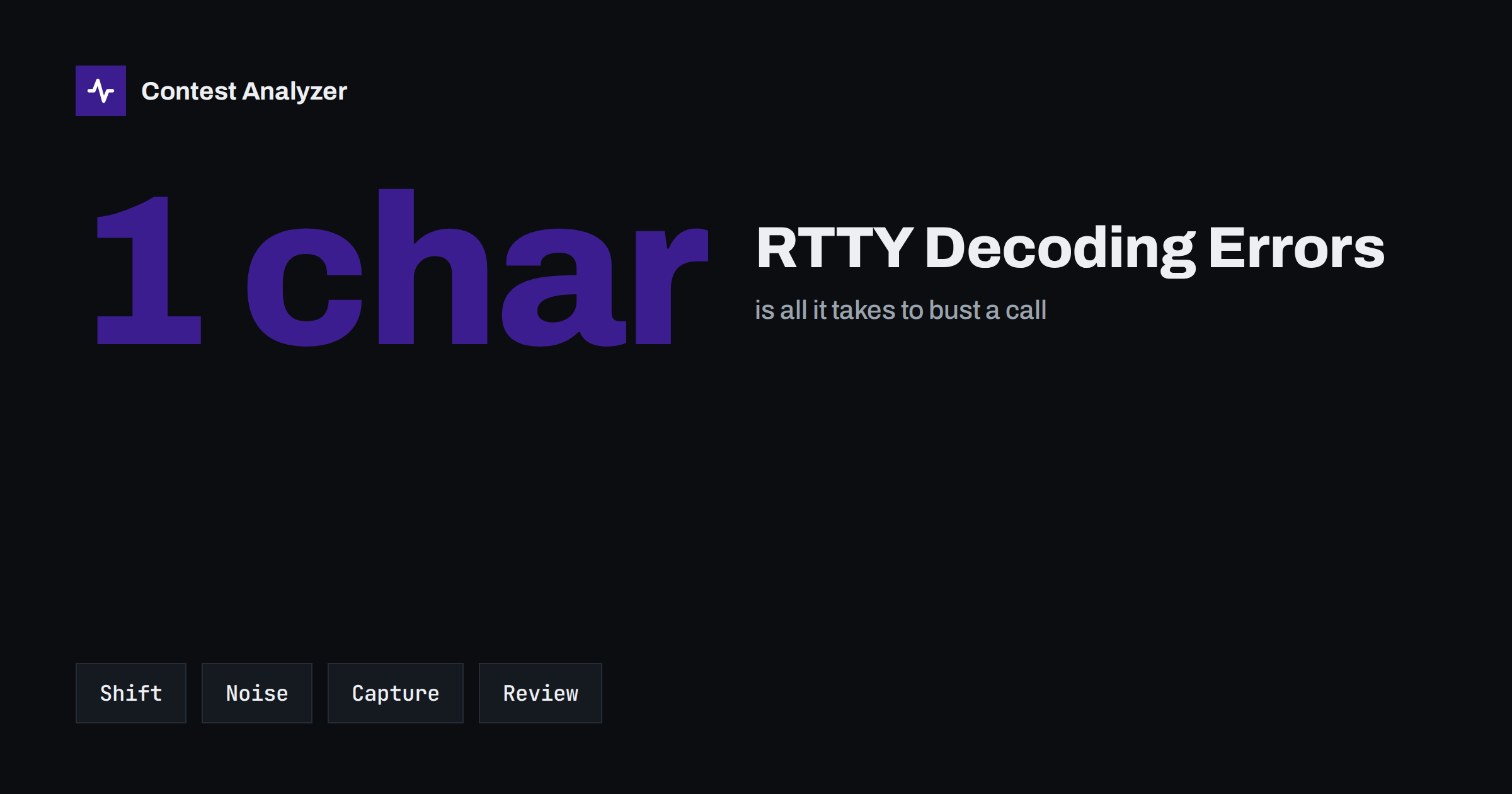 RTTY Decoding Errors and How They Reach Your Log